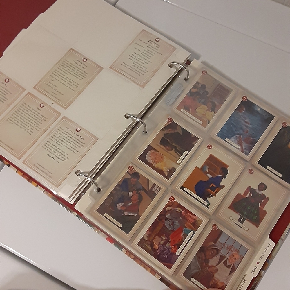 American Girl doll Trading Card Album with Vintage cards felicity molly samantha - Picture 10 of 16